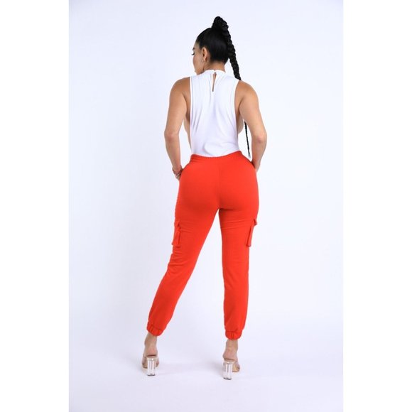 Women's Cargo Joggers Lightweight Hiking Pants Athletic Workout Lounge Casual - Picture 6 of 10